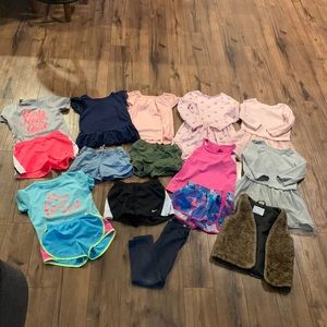 Bundle of girls size M/6 back to school outfits lightly worn